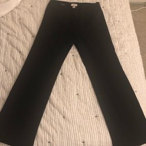 Ann Taylor Loft Black Wide Leg Dress Pants Size 10